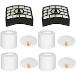 Wolfish 2 HEPA + 4 Foam Filters for Shark Rotator Apex DuoClean Powered Lift-Away ...