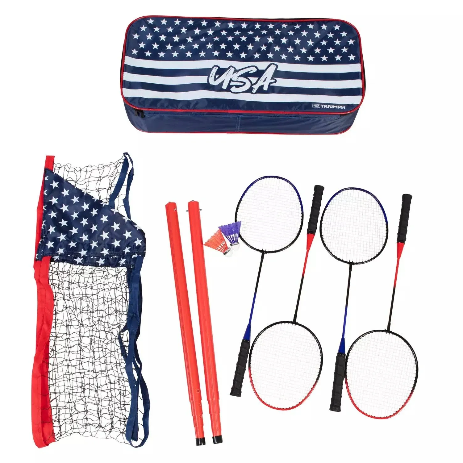 Triumph Patriotic Portable Badminton Set