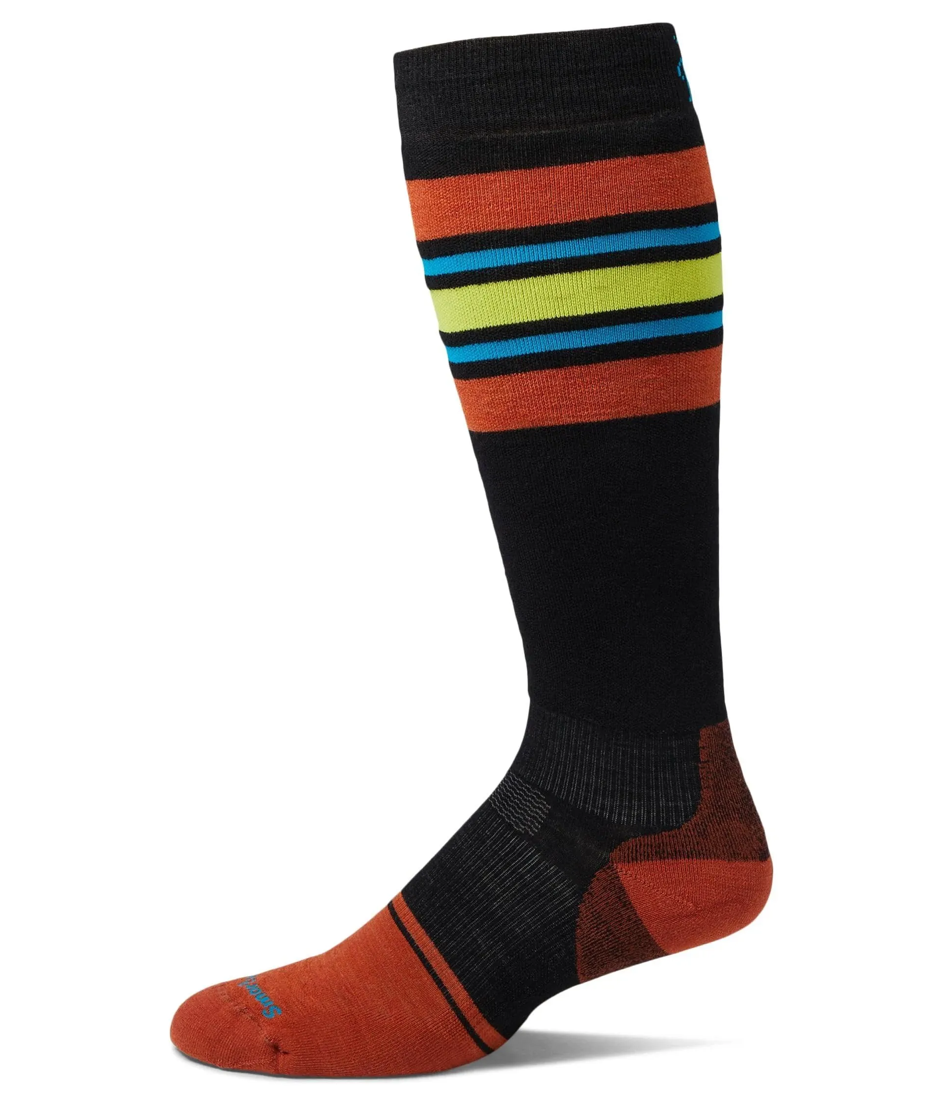 Smartwool Snowboard Targeted Cushion Stripe Extra Stretch Men&#039;s Over-The-Calf So