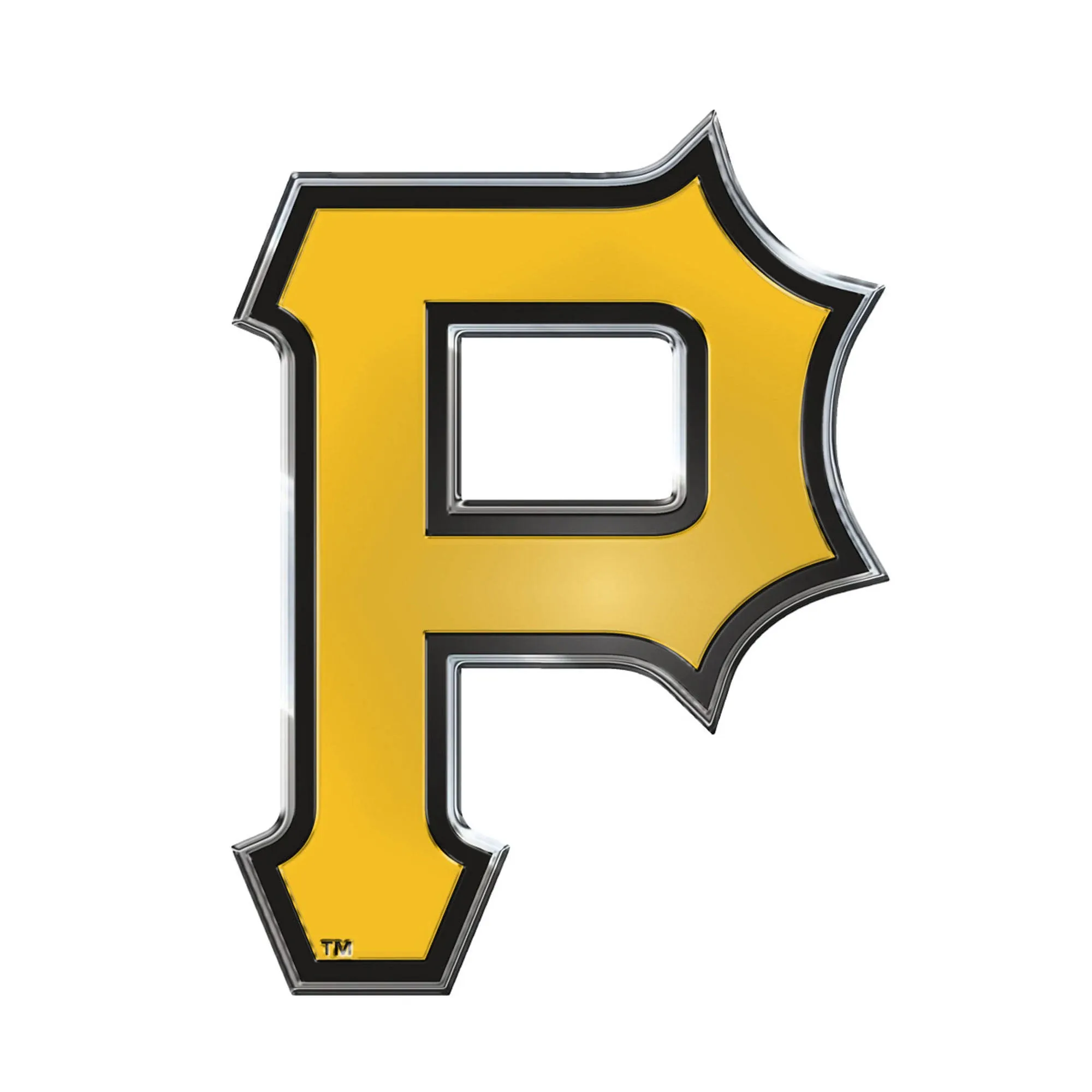 MLB - Pittsburgh Pirates Heavy Duty Aluminum Color Emblem