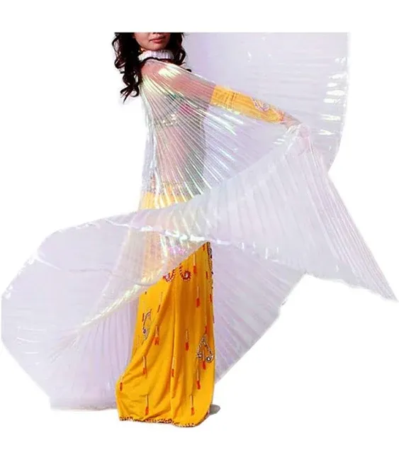 Wuchieal Women's Egyptian Egypt Belly Dance Costume Bifurcate Isis Wings