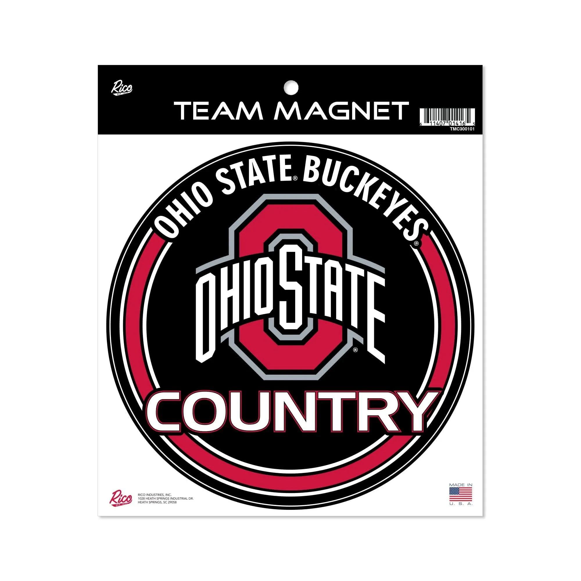 Rico Industries NCAA 8" Round Magnet