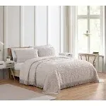 Beatrice Home Fashions Medallion Chenille Bedspread, King, Blush