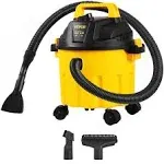 VEVOR Wet Dry Vac 2.6 Gallon 2.5 Peak HP 3 in 1 Portable Shop Vacuum with Blowing Function