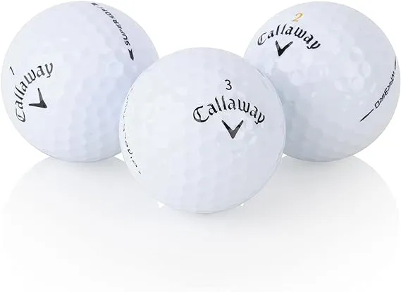 Clean Green Mix of Recycled Callaway Golf Balls