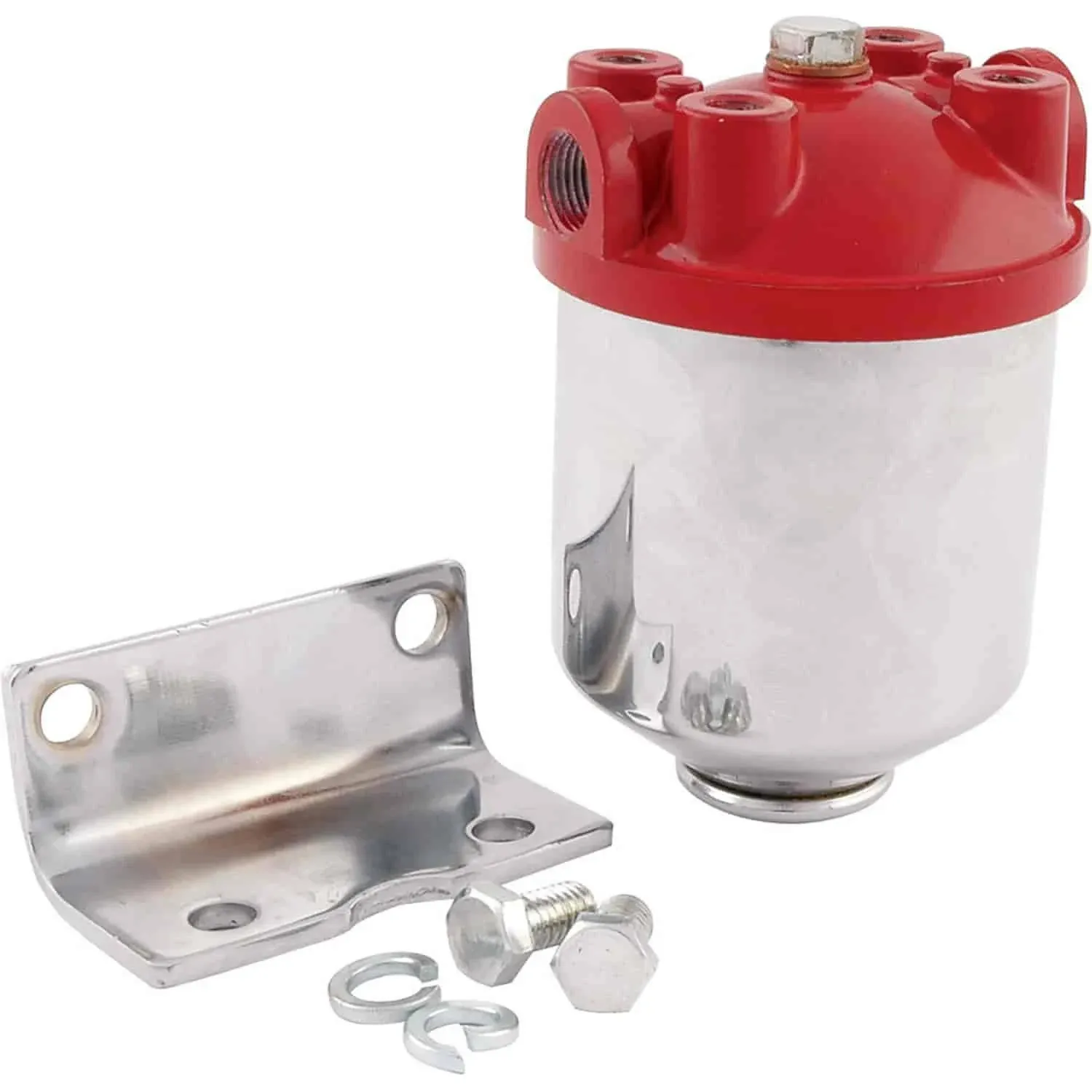 Allstar Performance ALL40250 Fuel Filter Chrome Canister