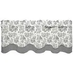 Waverly Charmed Life One Rod Pocket Valance, Onyx 👍