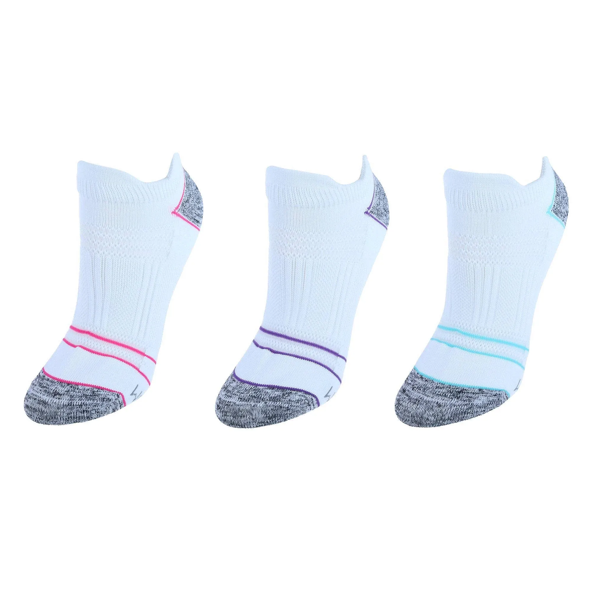 Fruit of the Loom Premium Seamless No Show Tab Socks (3 Pack) (Women)