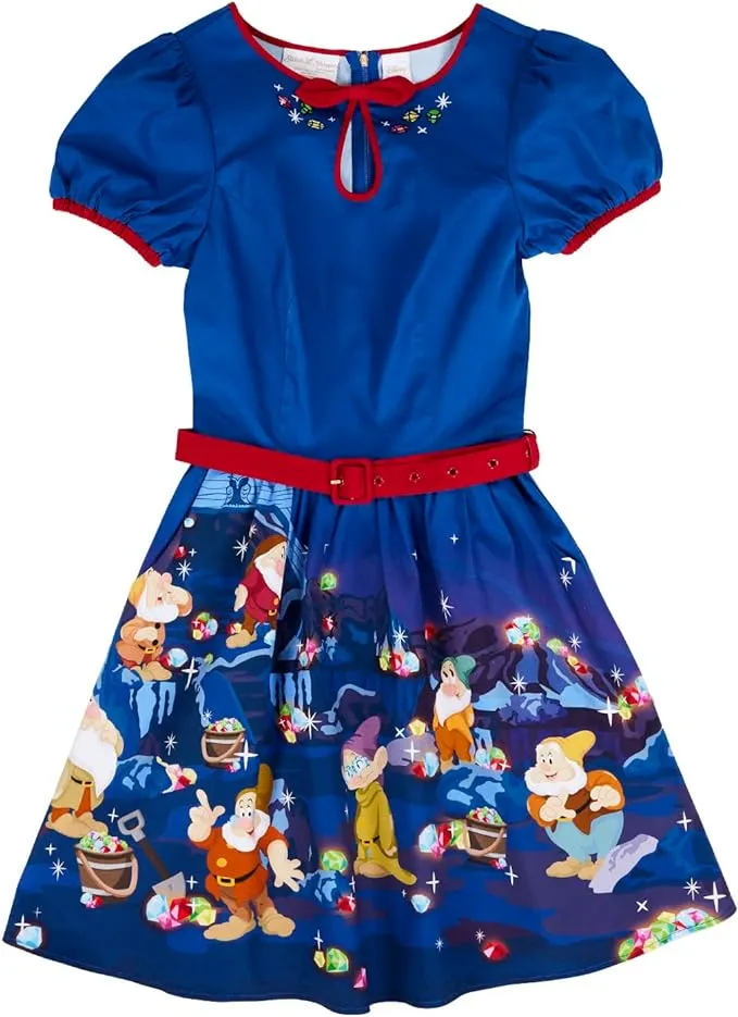 Loungefly Stitch Shoppe Disney Snow White: Mining Dwarfs Lauren Dress