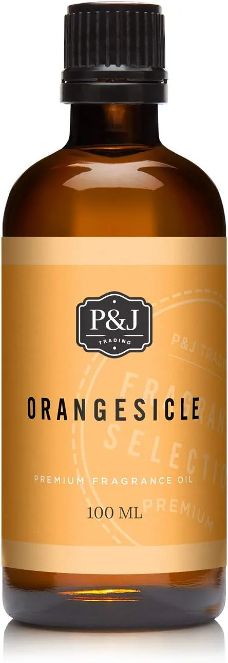 P&J Trading Fragrance Oil | Orangesicle Oil 100ml - Candle Scents for Candle Making, Freshie Scents, Soap Making Supplies, Diffuser Oil Scents