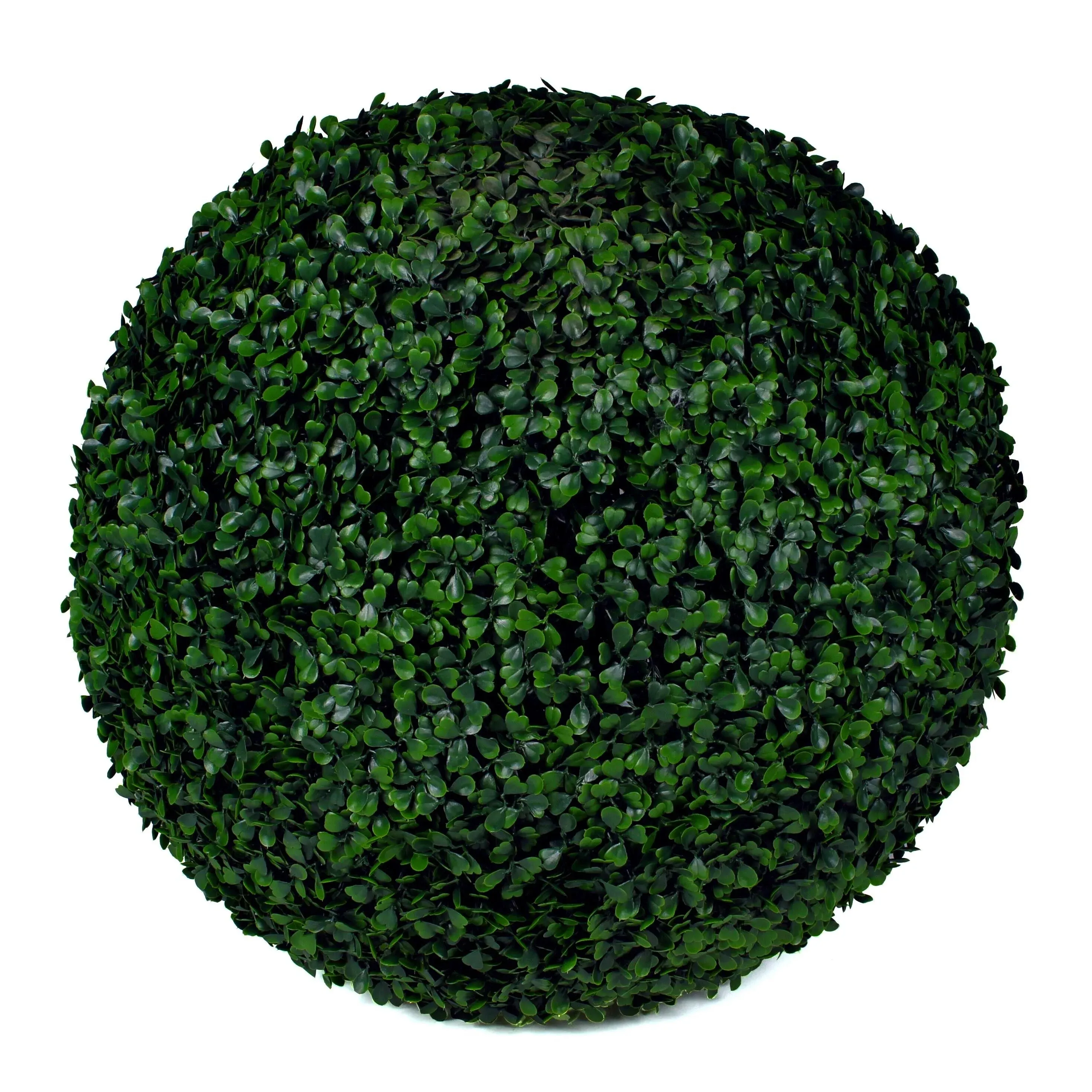 3rd Street Inn XXL Boxwood Topiary Ball - Artificial Plant Set - Indoor/Outdoor Wedding Party Decor - Faux Foliage Garden Sphere - Tree and Bush Substitute (21", 2 Pack)