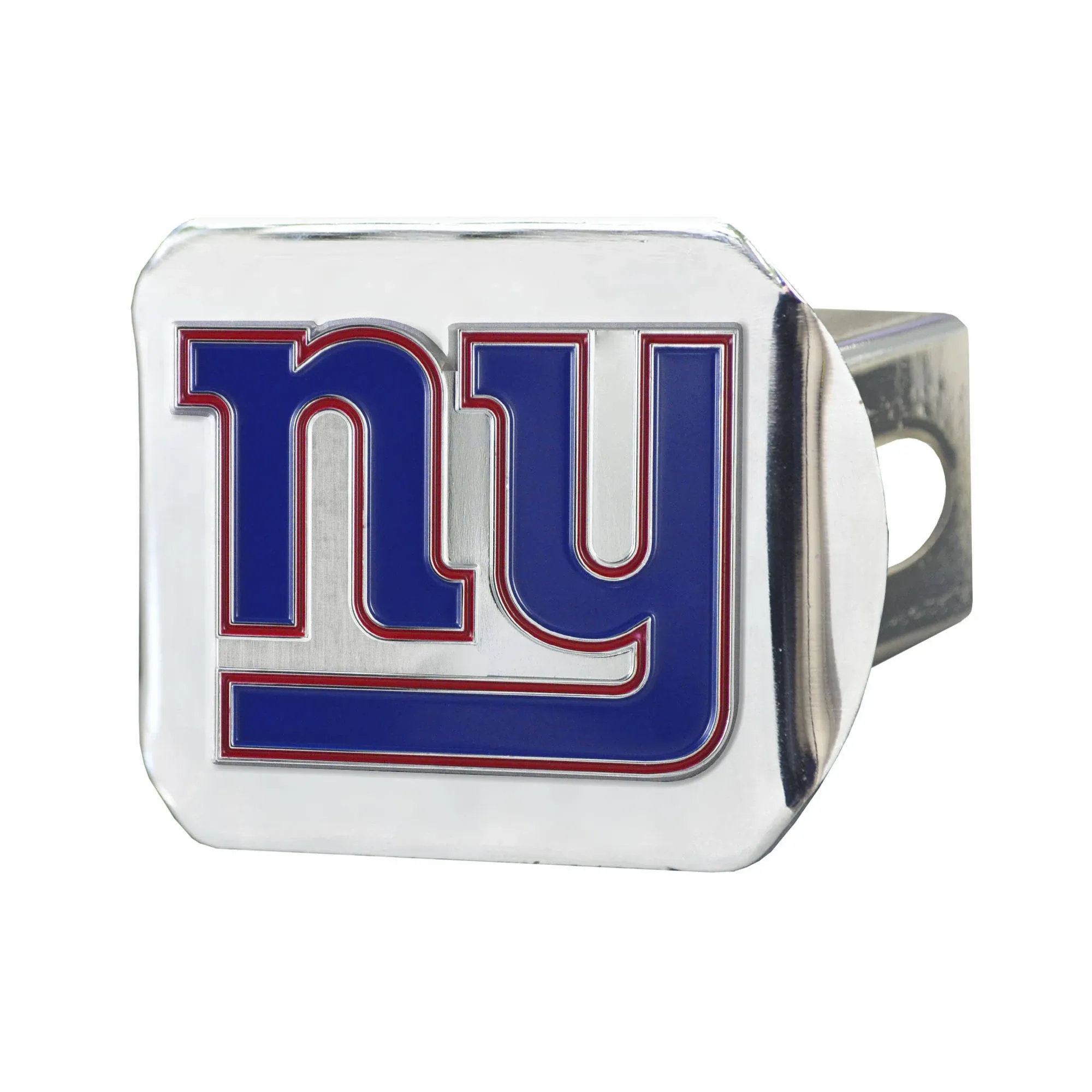 New York Giants Hitch Cover Color Emblem on Chrome