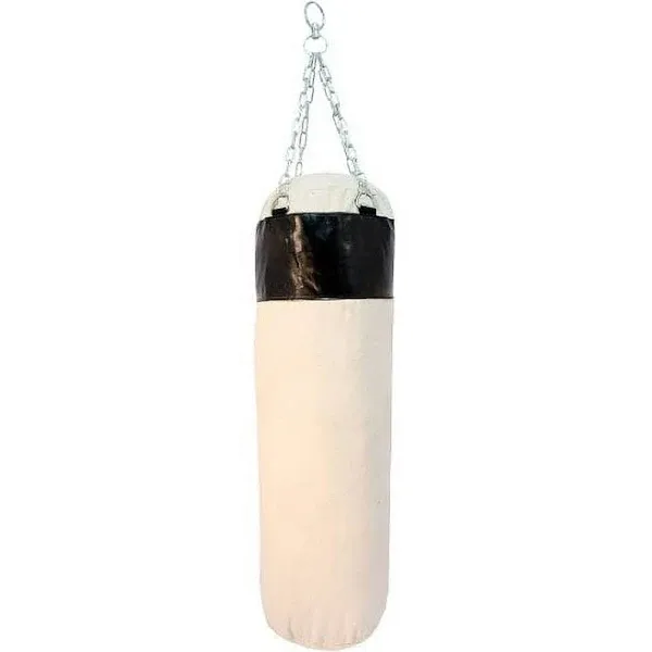 Life Gears Black Canvas Punching Bag with Chains