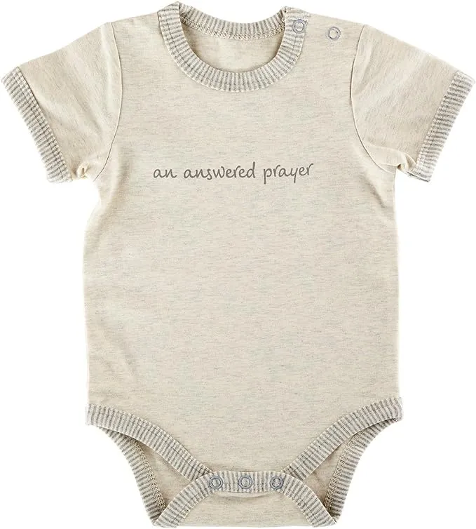 Baby-Snapshirt-Cream-Grey-An Answered Prayer (0-3 Months)