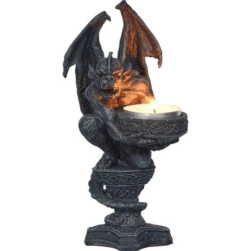 Gargoyle Candle Holder