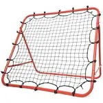 Soccer Rebounder Net,Adjustable<wbr/>,Easy Set Up,Steel Frame,40X40-In<wbr/>ch