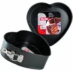 IBILI Heart Shaped Springform Pan Cake Mold Non-Stick With Loose Base For Baking - Made In Spain - 8.6" x 3" - 22cm x 7.5cm