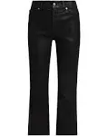 7 For All Mankind High Waist Slim Kick in Coated