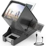 35mm Slide and Film Viewer 3X Magnification LED Lighted Illuminated ViewingUS...