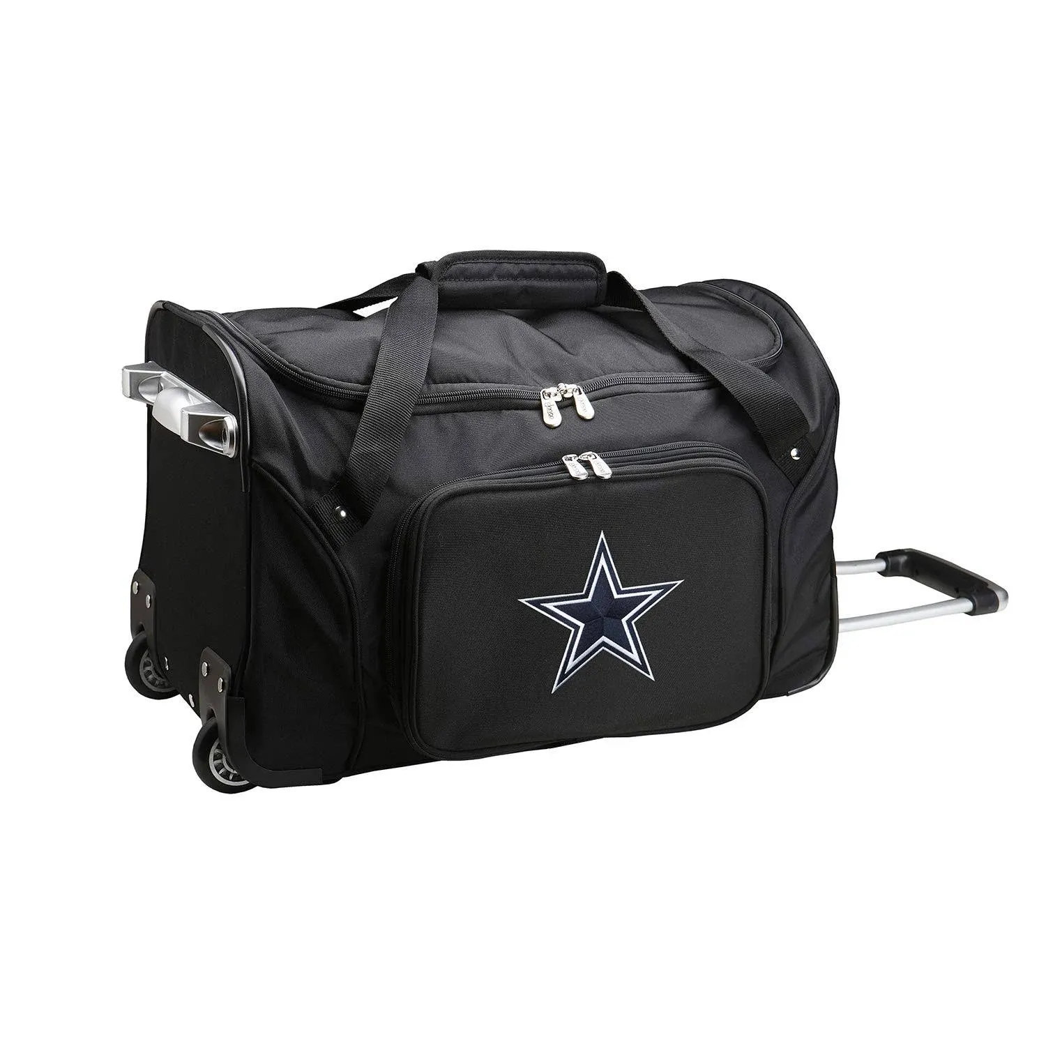 NFL Wheeled Duffel Bag, 22-Inches Dallas Cowboys