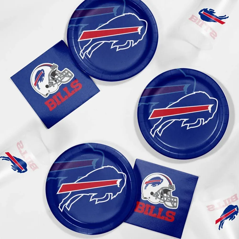 56 Pc. NFL Buffalo Bills Tailgating Kit  For 8 Guests