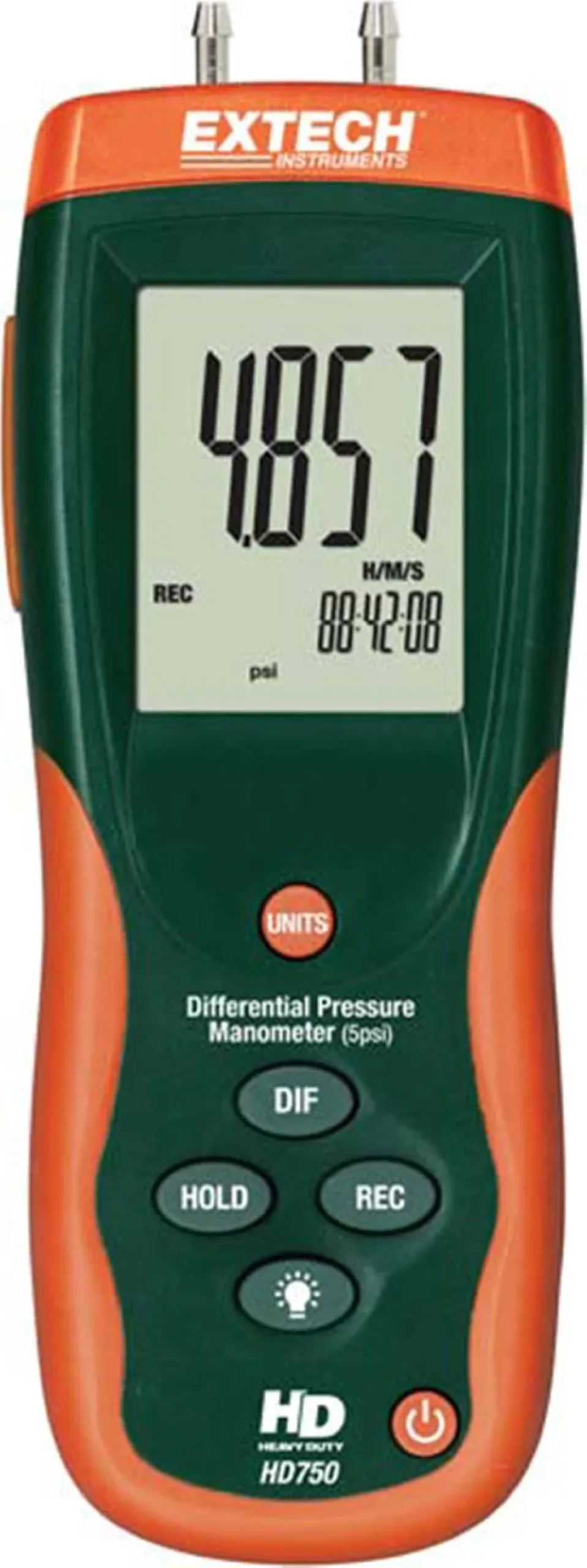 Digital Manometer, 0 to 138.3 In WC