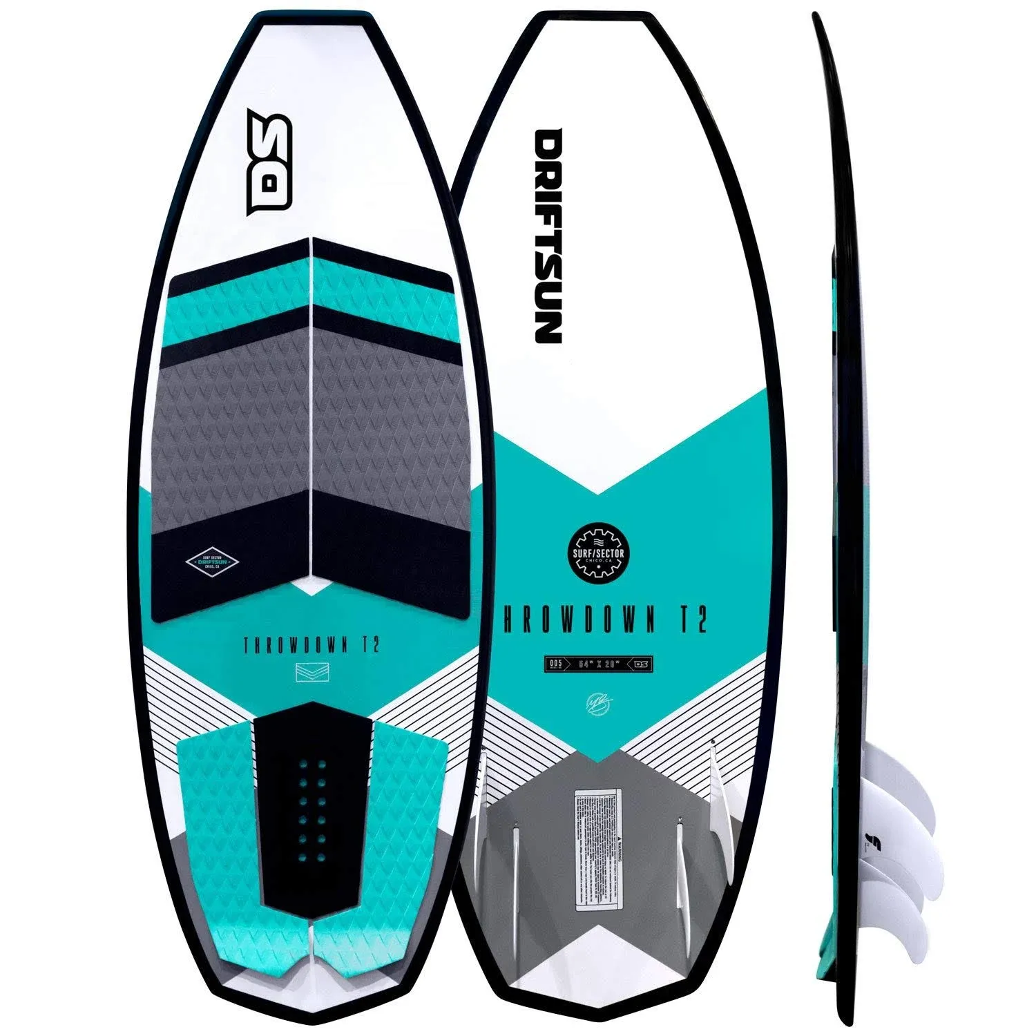 Driftsun Throwdown T2 Wakesurf Board - Multiple Sizes