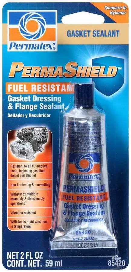 Permatex Permashield Fuel Resistant Gasket Dressing & Sealant - 2 oz tube