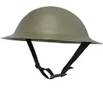 Adult WW2 British Army Brodie Tommy Doughboy Style Costume Plastic Helmet Hat