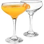 HISTORY COMPANY The 1930 Algonquin Round Table Cocktail Coupe Glass 2-Piece S...