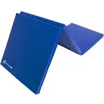 Tri-Fold Folding Exercise Mat - Blue