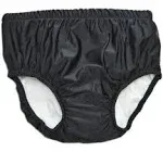 Special Needs Swim Diaper - Reusable Swim Diapers (S-Size 8/10-Waist:18-27"; Weight: 59-74 pds, Black)