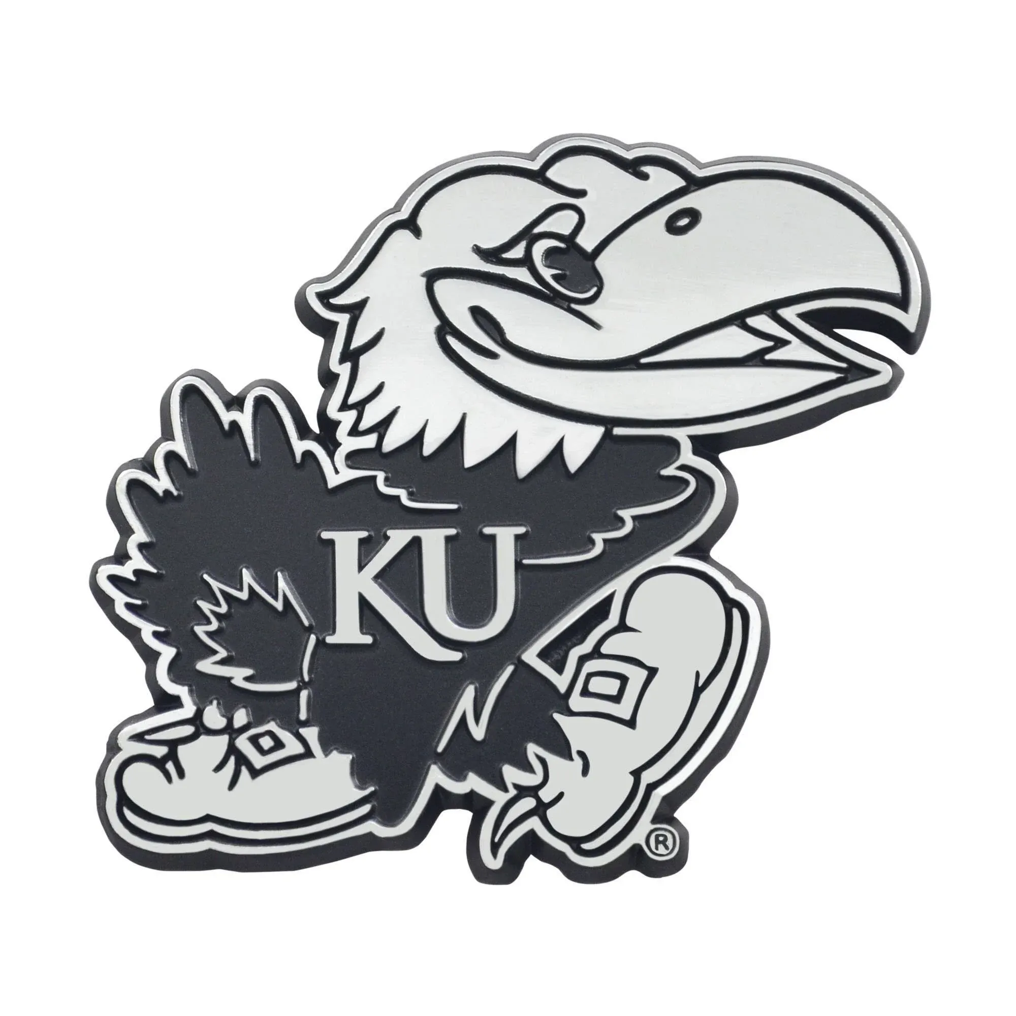 University of Kansas Chrome Emblem