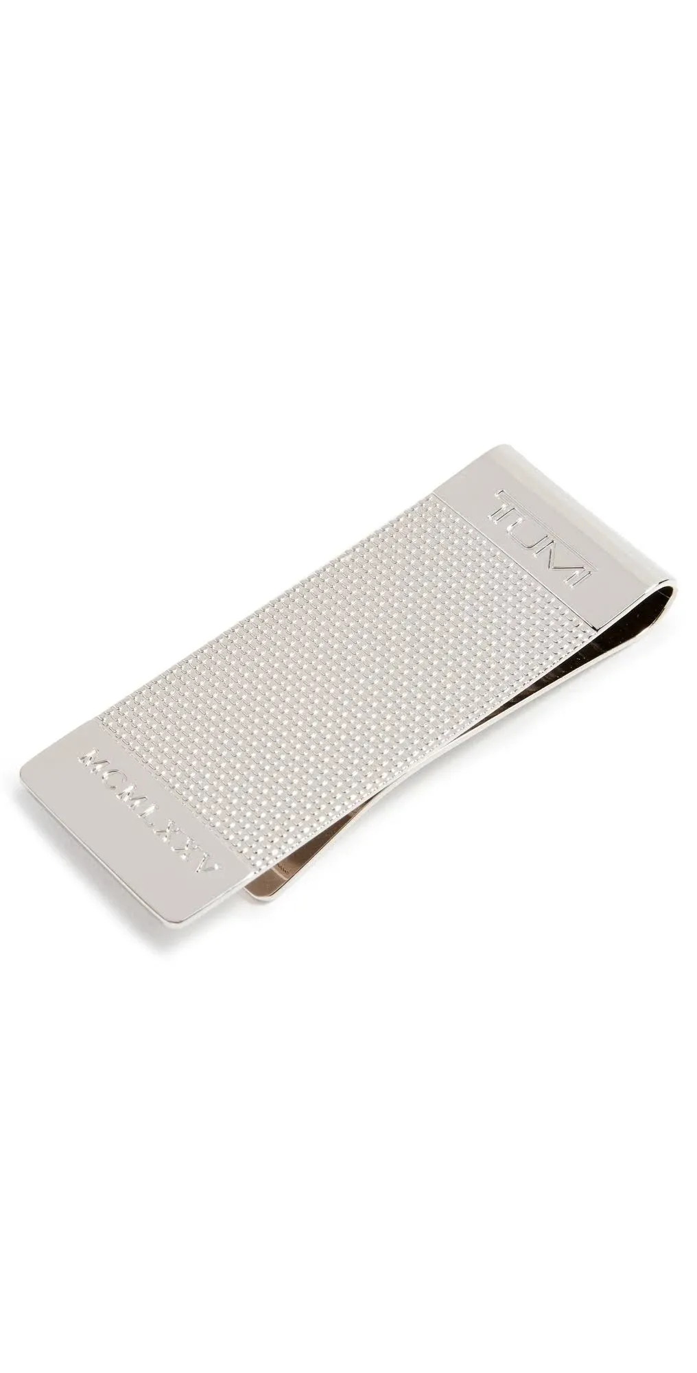 Tumi Ballistic Etched Money Clip - Silver