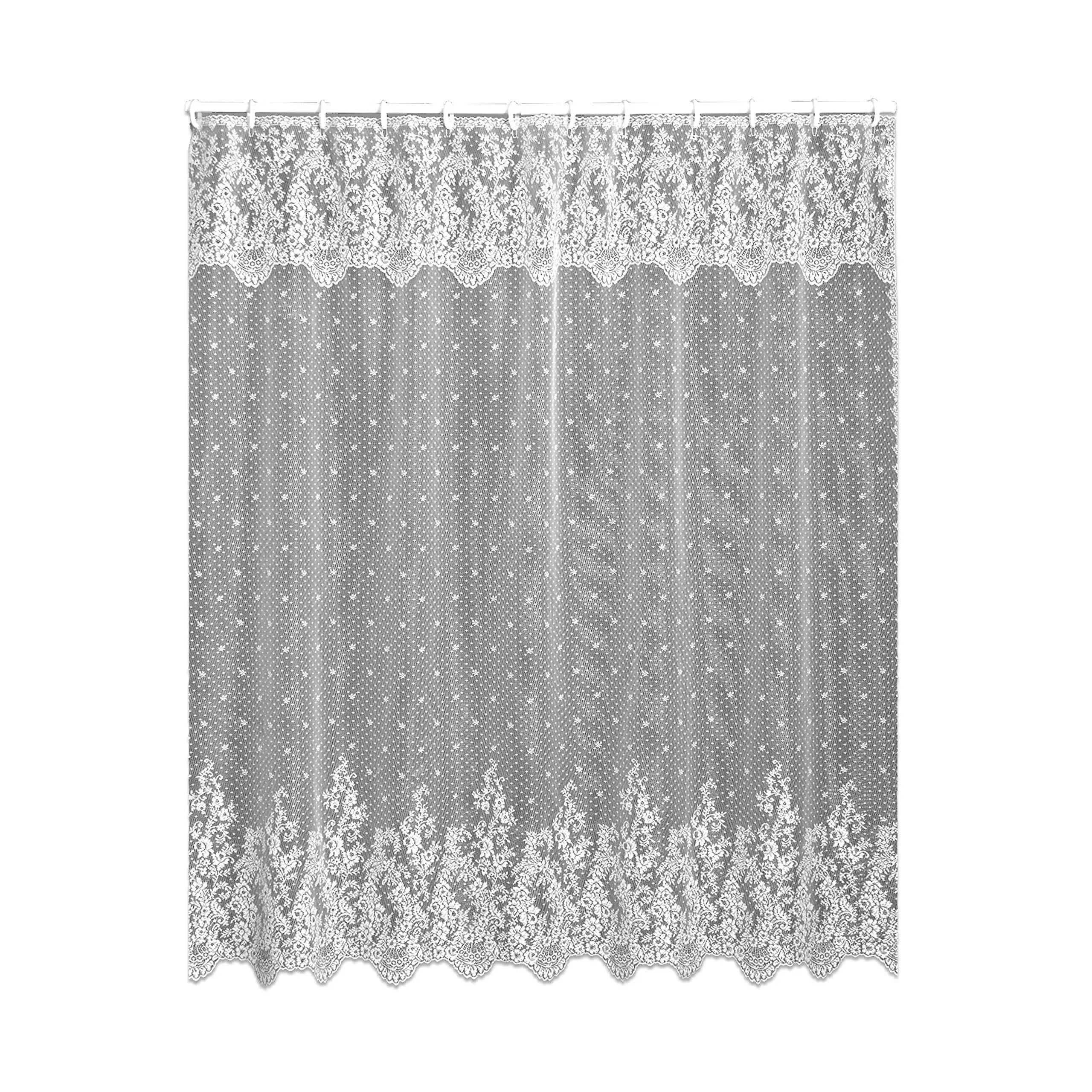 Heritage Lace Floret Shower Curtain Ecru