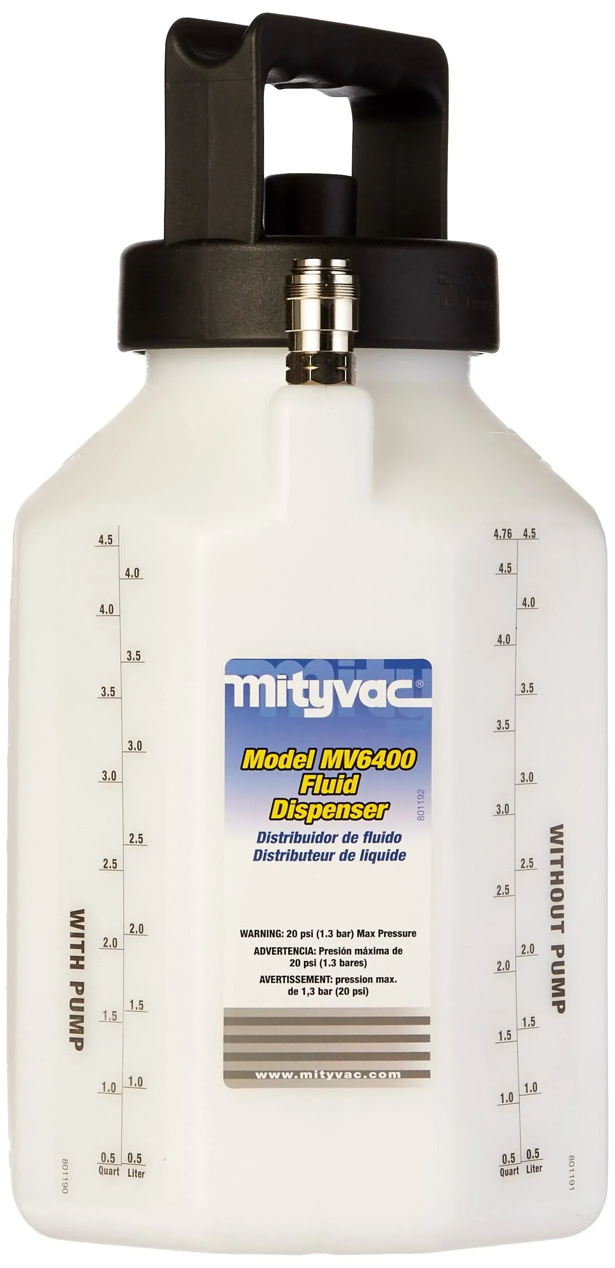 Mityvac MVA576 - 1.2 Gallon Fluid Reservoir