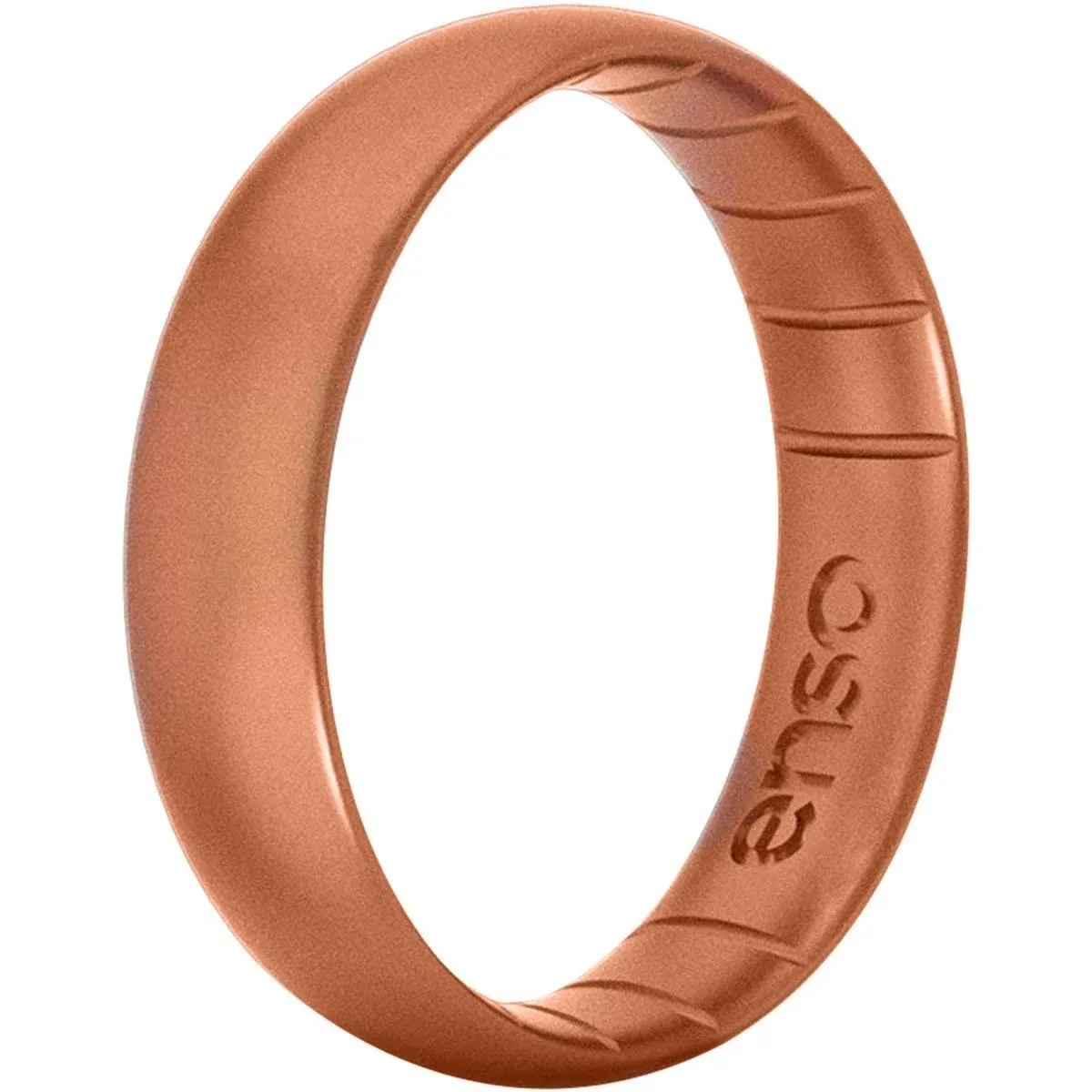 Enso Rings Elements Classic Halo Silicone Ring | Black Pearl | Size 11