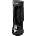 Honeywell Quietset Slim Tower 13" 4-Speed Fan - Black