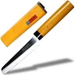 Seki Japan Small Fruit Knife Rectangular 3.7 inch Stainless Steel Wooden Handle