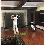  10&#034;x 7&#034; Golf Netting for Backyard Driving - Practice Golf Net no Dual-turf Mat