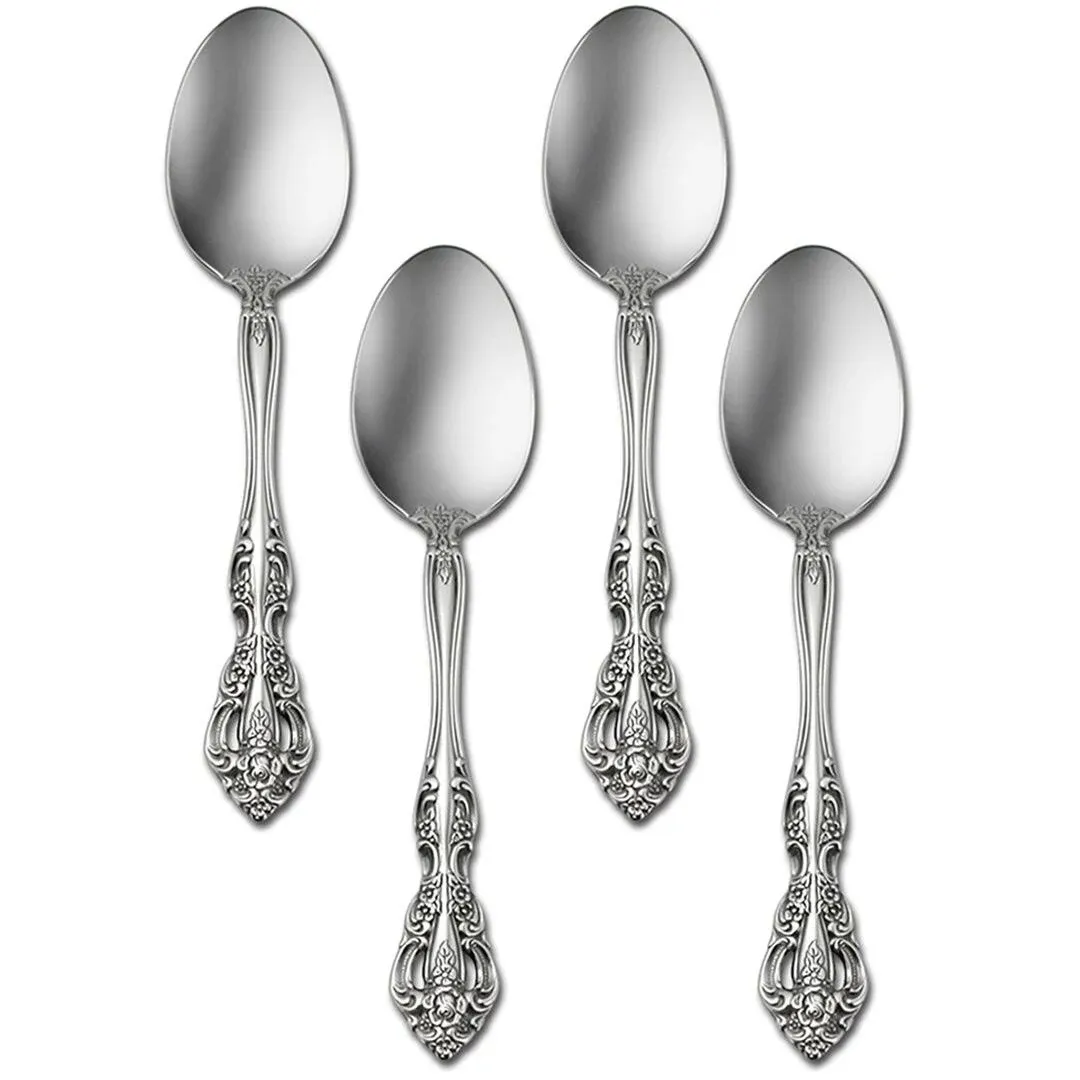 Oneida 2765004C Michelangelo Fine Flatware Dinner Spoons, Set of 4