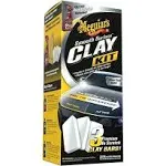 Meguiar&#039;s SMOOTH SURFACE CLAY KIT 3 Clay Bars Quick Detailer Microfiber CAR CARE