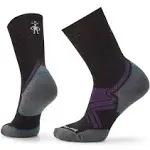 Smartwool Women's Run Cold Weather Targeted Cushion Crew Socks - Black