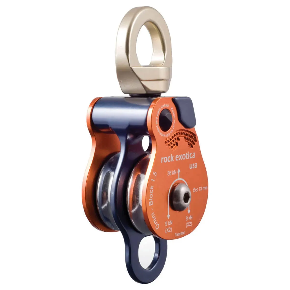 Rock Exotica PULLEY/Omni Swivel Block 1.1"