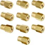 Xqsm 10pcs Hex Type Main Jets 200-290 Compatible with Mikuni Vm/tm/tmx 200 210 ...