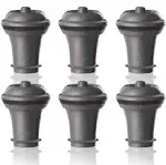 Vacu Vin Wine Saver Vacuum Stoppers Set of 6 – Grey