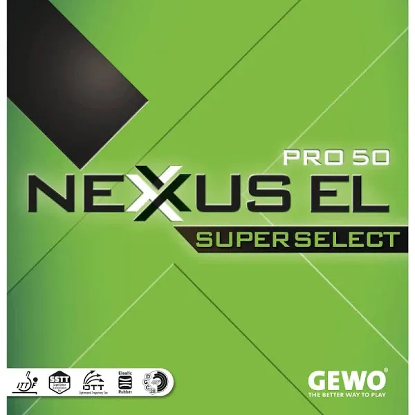 Gewo Nexxus El Pro 50 Super Select - Offensive Table Tennis Rubber