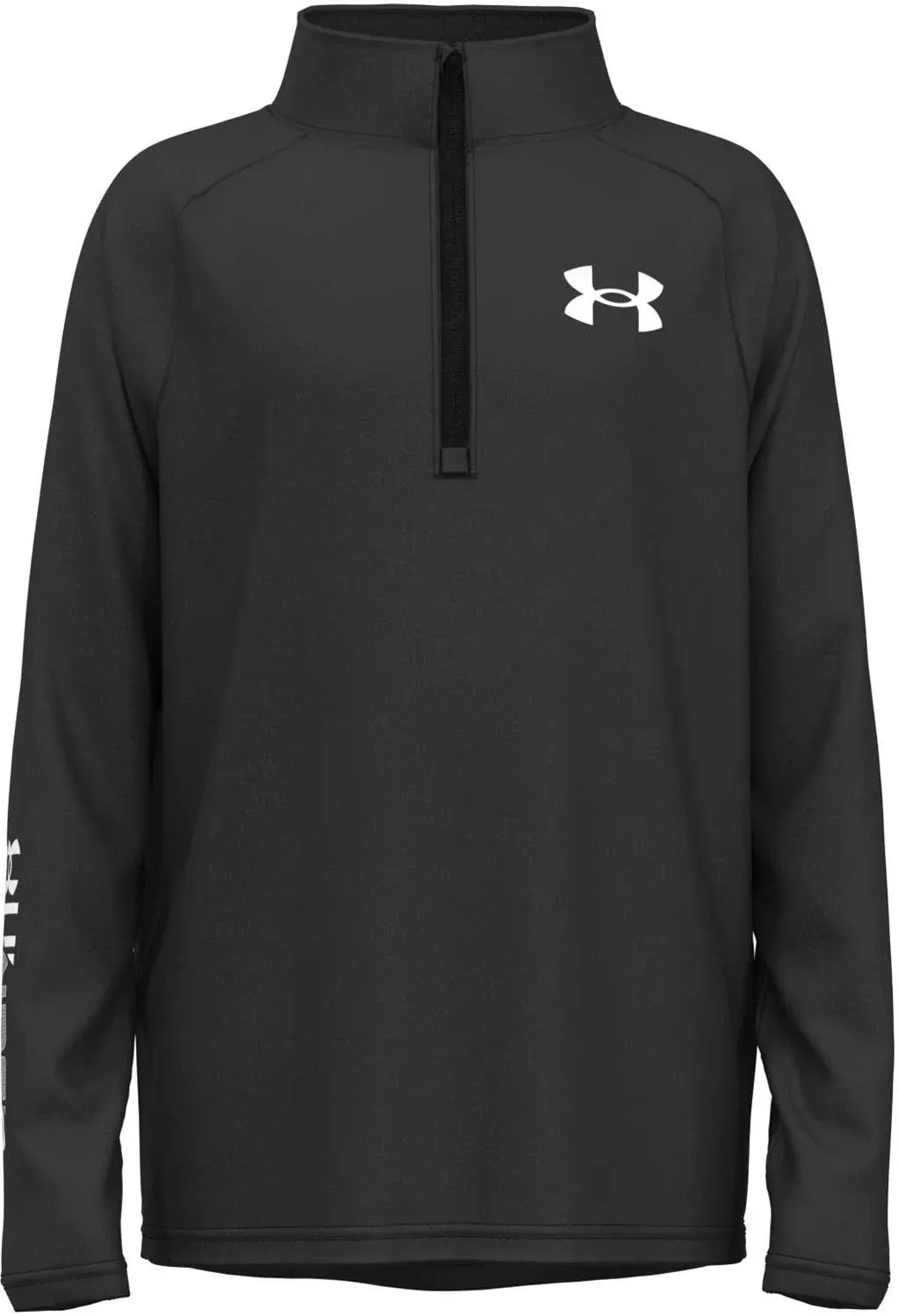 Under Armour Tech Big Logo 1/2 Zip - Boys - Black/White