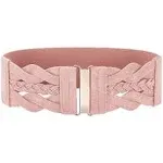 GRACE KARIN Women's Elastic Wide Belts Vintage Stretchy Belt Retro Fashion Cinch Belts for Dresses