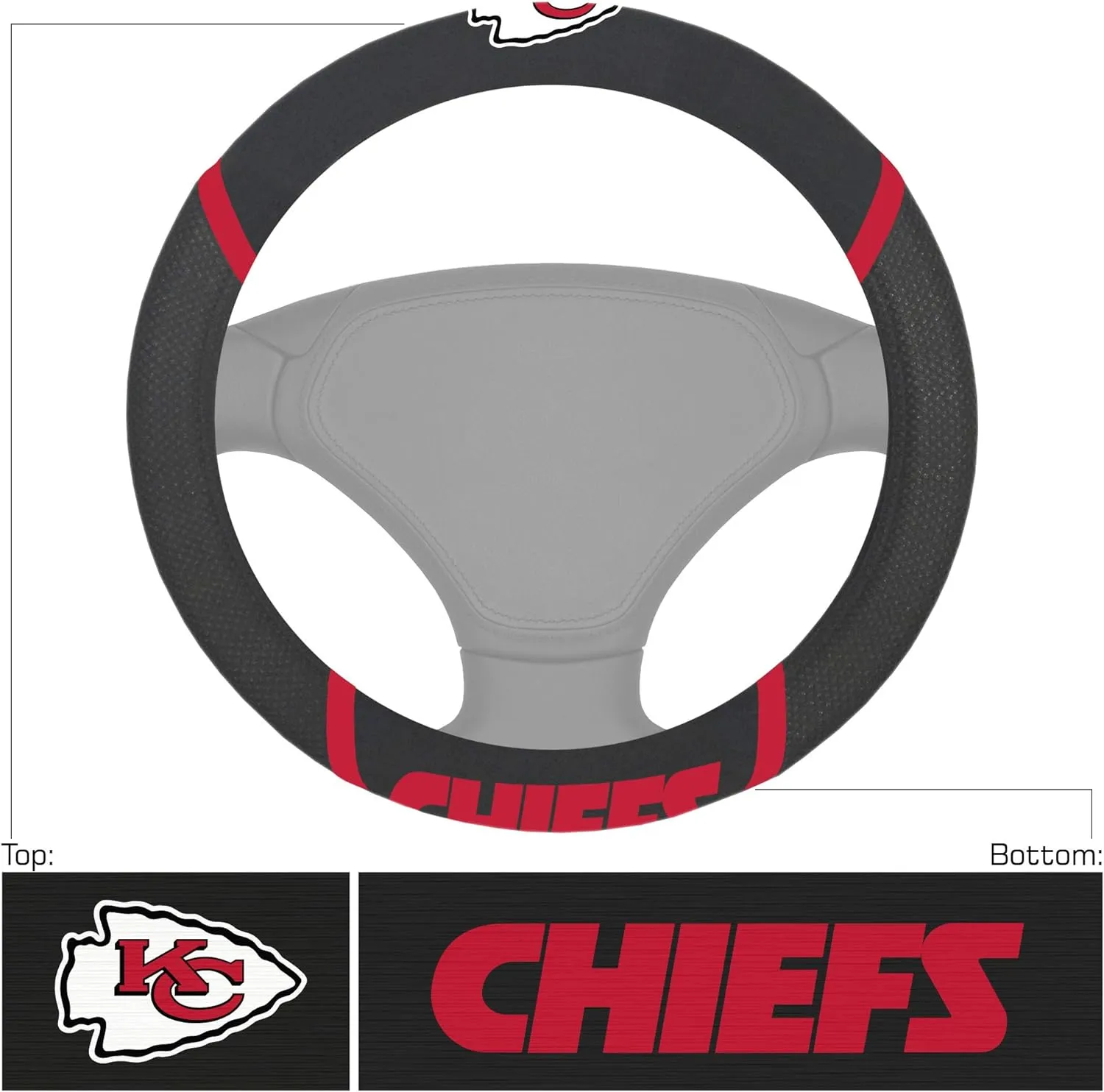 NFL Sports Grip Steering Wheel Cover